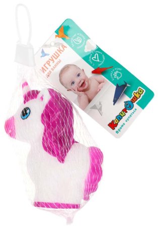 Капитошка Игрушка для ванны Единорог