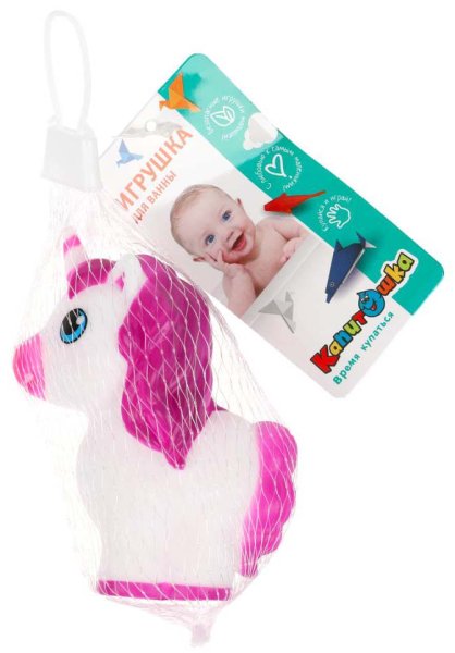 Капитошка Игрушка для ванны Единорог