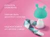 Roxi Kids Силиконовый прорезыватель Mushroom с держателем в футляре / цвет мятный
