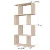 Polini Home Стеллаж фигурный Smart, 4 секции / цвет дуб