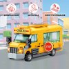 Wise Block Конструктор "Инерционный школьный автобус"