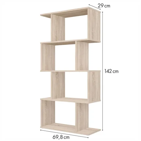 Polini Home Стеллаж фигурный Smart, 4 секции / цвет дуб