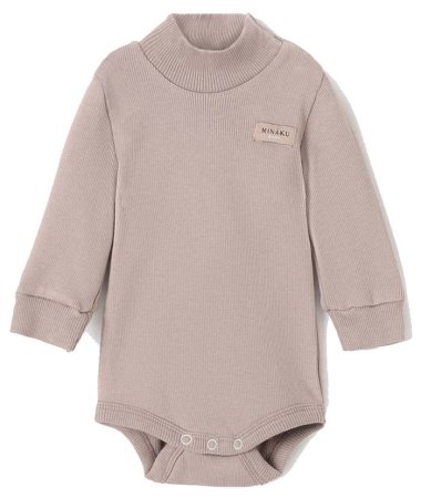 Minaku Боди-водолазка / цвет коричневый