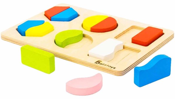 Alatoys Рамка-вкладыш "Дроби-фигуры №1"