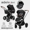 (Т) Коляска 3в1 Bambini Moretti  Adele  (Black)