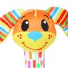 Текстильная игрушка погремушка - пищалка, собачка. Умка