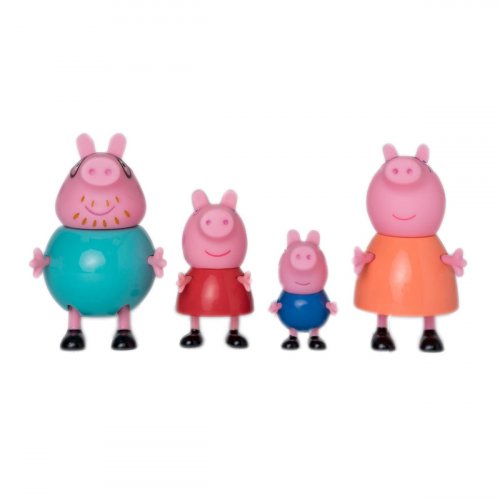 Peppa pig игровой набор "семья свинки пеппы" 4 фигурки