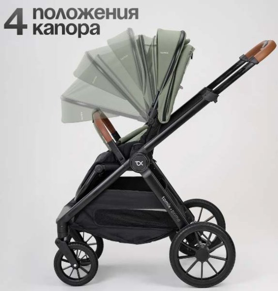 Bambini Moretti Коляска 2 в 1 Prime / цвет Olive (оливковый)