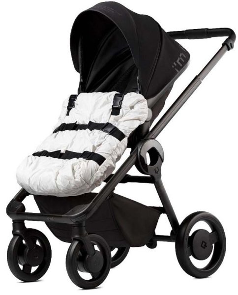 Anex Коляска 2 в 1 Quant / цвет steam (черный-белый)