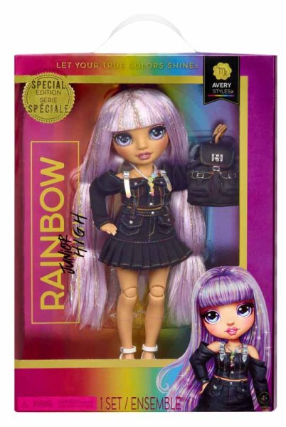 Rainbow High Кукла Junior Айвери Стайлс, 24 см