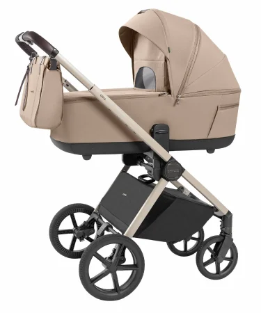 Коляска CARRELLO Ultra 2в1,Total Beige рама, (Floral Beige)