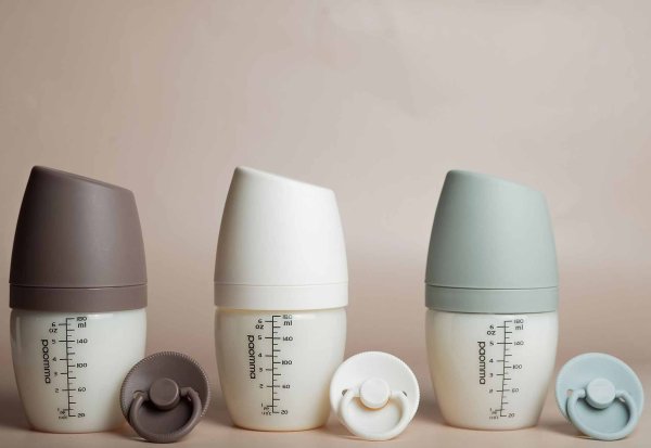 Paomma Антиколиковая бутылочка, 180 мл / цвет Taupe (коричневый)