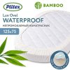 Plitex Наматрасник Bamboo Waterproof Lux Oval, 125х75 см