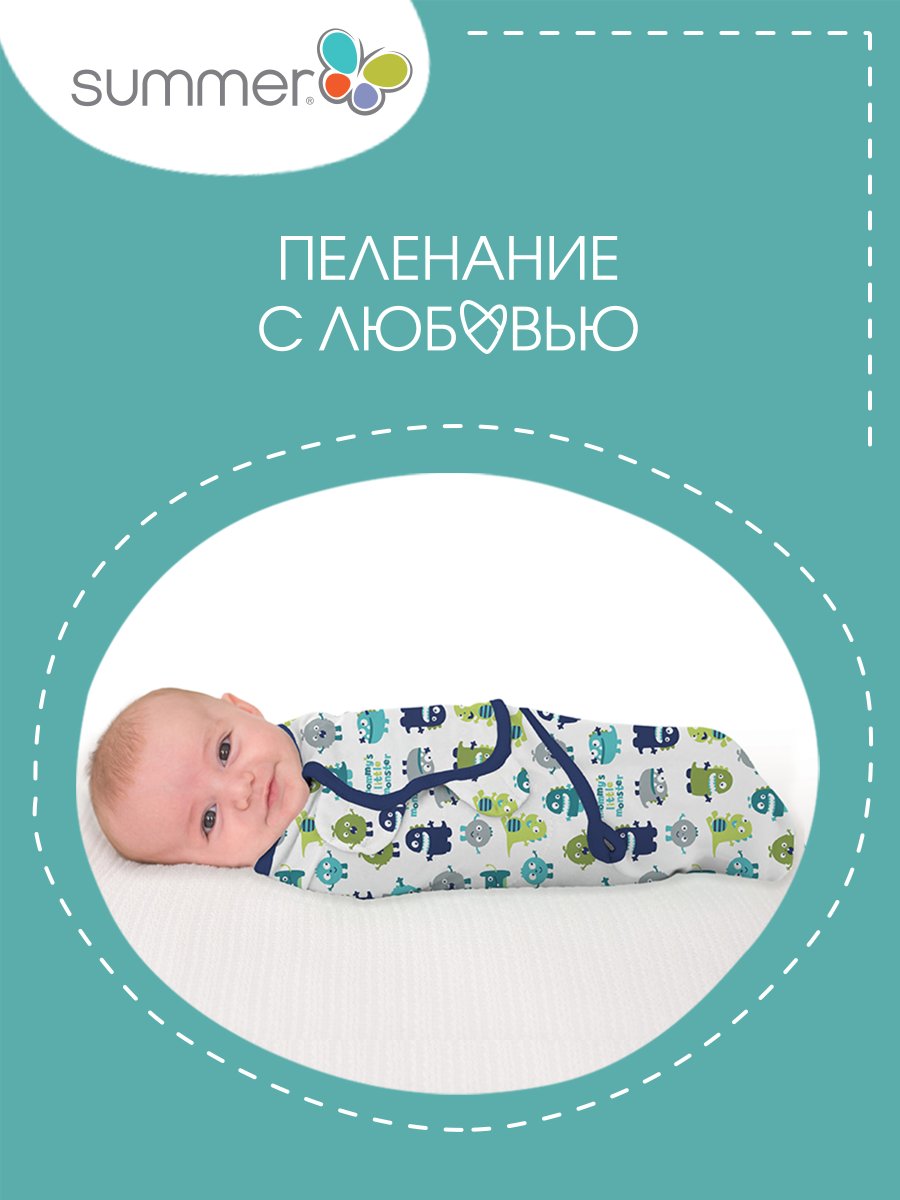 Кокон-пеленка на липучках SwaddleMe