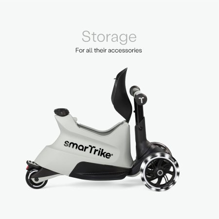 SmarTrike Самокат-трансформер 3 в 1 Xtend Scooter ride-on / цвет Cool Grey (светло-серый)