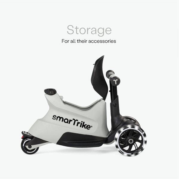SmarTrike Самокат-трансформер 3 в 1 Xtend Scooter ride-on / цвет Cool Grey (светло-серый)