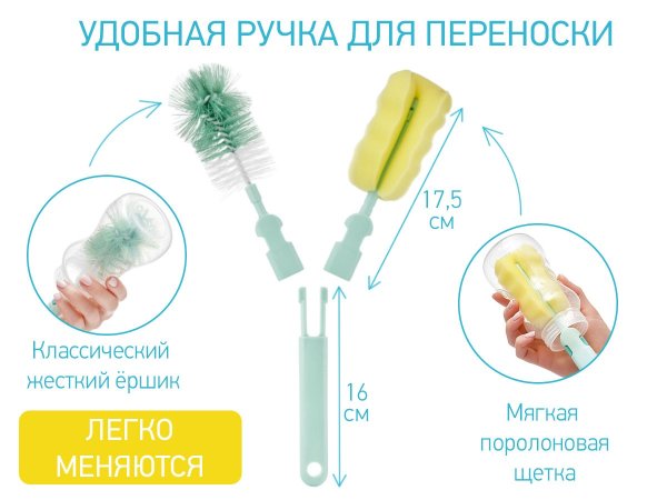 Roxy kids Набор щеток для бутылочек, 5 штук