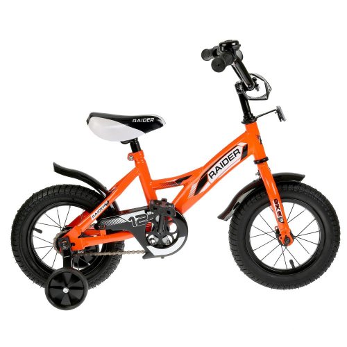 Raider 283725 Велосипед детский 12" / цвет оранжево-черный