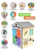 BusyPlay Бизидом Домик 25х35х25 см