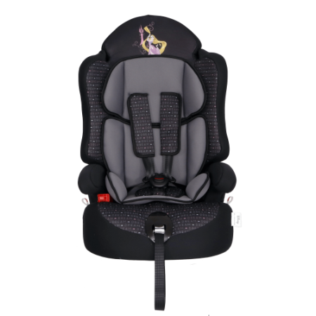 Siger Автокресло для детей серия Disney, Драйв /  группа I/II/III / Рапунцель мечта черный