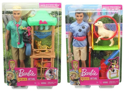 Mattel Barbie® Игровой набор с Кеном в ассортименте (Кинолог, ветеринар)