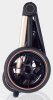 MowBaby Коляска 3 в 1 Zoom PU / цвет Gold Black (черный, золотая рама)