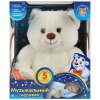 Мульти-Пульти Игрушка мягкая со светом Колыбельные песни Мишка 5 колыбельных