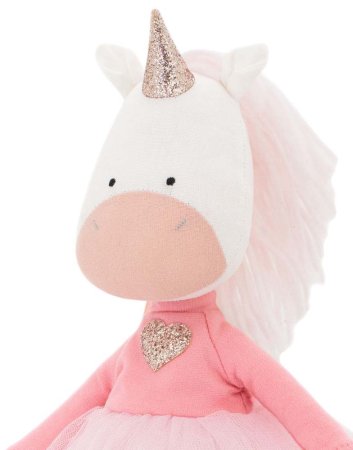 Orange Toys Мягкая игрушка Единорог Дафни с сердцем, 30 см
