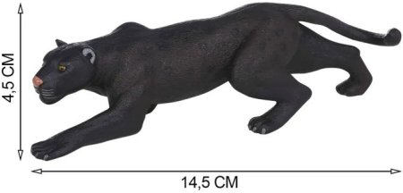 Masai Mara Фигурка из серии "Мир диких животных": Черная пантера на охоте