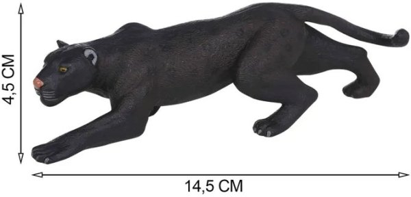 Masai Mara Фигурка из серии "Мир диких животных": Черная пантера на охоте