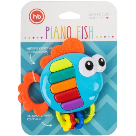 Happy Baby Музыкальная игрушка Piano Fish