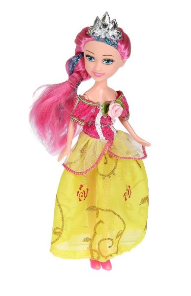 Кукла 23 см, в платье LIKEE GIRL в кор.2*48шт LG-D23-DIA-RU
