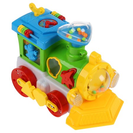 Умка Обучающий паровозик 301035 / цвет желтый, зеленый
