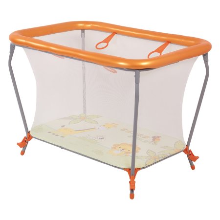 Polini kids Манеж Basic / цвет Оранжевый, Джунгли