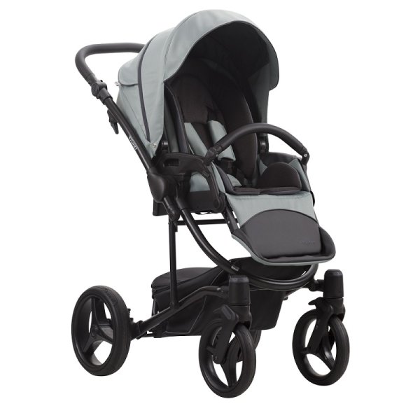 Bebetto Детская коляска 2 в 1 Torino TEX Цвет / 01 лиловый с рисунком (ткань) / рама черная