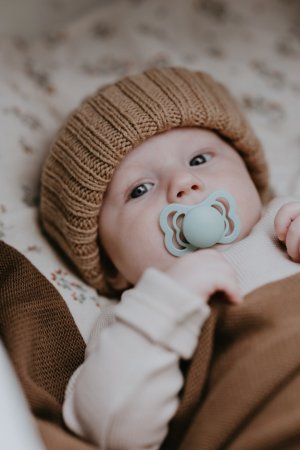 Пустышка силикон.BIBS Supreme - Vanilla, 0+ мес.