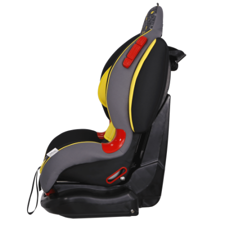 Siger Автокресло детское Кокон ISOFIX, серия Disney / цвет Винни Пух кружки, желтый