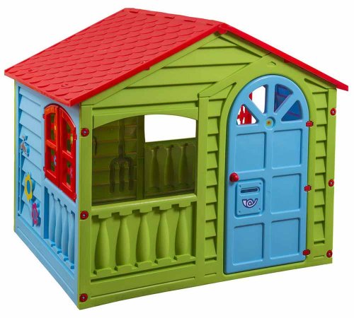 Sheffilton Kids Игровой домик / цвет красный-голубой-зеленый