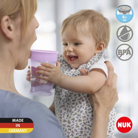 NUK EVOLUTION Поильник "MAGIC" 230 мл для девочек