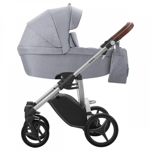 Bebetto Детская коляска 2 в 1 Luca / цвет серый 12, рама серая