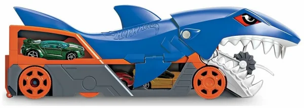 Hot Wheels Машинки Грузовик Голодная акула с хранилищем для машинок