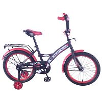 Mustang 283757 Велосипед детский 18" / цвет черно-красный матовый					