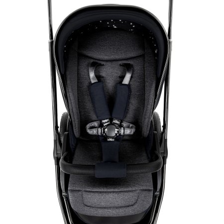 Коляска 2в1 Mayla Lux короб+прогул.  (Black)