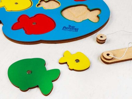 Лесная мастерская Рамка-вкладыш "Рыбки"