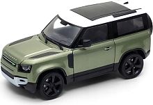 Welly Машинка Land Rover Defender 2020 / цвет зеленый					