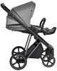 Roan Коляска 2 в 1 Sol Lux / цвет Cloud Grey (серый, рама никель, ручка черная)