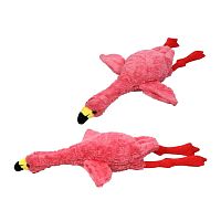 Юг-Тойз Мягкая игрушка-подушка Фламинго / цвет розовый, белый					