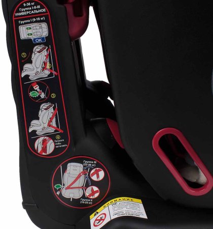 Capella Автокресло S12310 9-36 кг, группа 1-2-3, цвет / Grey (серый)