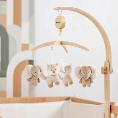 Nattou Мобиль Flo, Ernest & Oli Лиса, Лев и Слоник