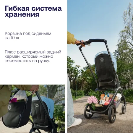 Коляска прогулочная Bugaboo Dragonfly complete BLACK/DESERT TAUPE- DESERT TAUPE 100176075